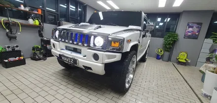 GMC HUMMER H2 - 크롬포인트랩핑, 파인뷰 LXQ500POWER / 잠실, 삼전, 송파