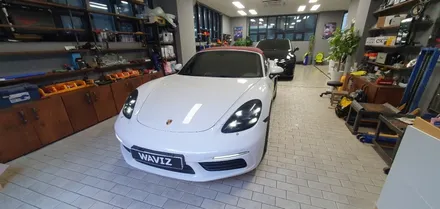 PORSCHE 718 Boxster S - 전면유리 G1발수코팅과 소프트탑 나노스킨 코팅으로 머리의 두피케어를 해드렸습니다. / 잠실, 삼전, 송파