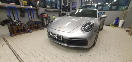 PORSCHE 911 Gloss Intense Blue WRAP / 잠실, 삼전, 송파
