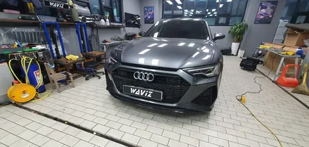 AUDI A6 MATTE PINE GREEN METALLIC WRAP / 잠실, 삼전, 송파