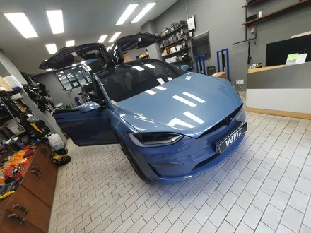 잠실 TESLA MODEL X - 테슬라 모델X에 룸미러모니터 블랙박스 설치! 파인뷰 LX9P0WER! / 잠실, 삼전, 송파
