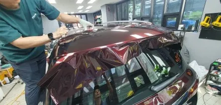 BENZ GLS600 MAYBACH BLACK ROSE DUOTONE WRAP / 잠실, 삼전, 송파