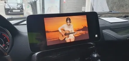 BENZ G63 - 벤츠 지바겐 브라부스룩 순정 모니터 12인치 와이드 모니터교체와 안드로이드 셋탑 M2C-200A PLUS 시공! / 잠실, 삼전, 송파
