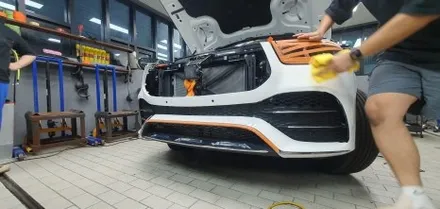 BENZ GLE450 Glitter Black Blue WRAP / 잠실, 삼전, 송파