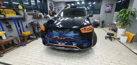 BENZ GLE450 Glitter Black Blue WRAP / 잠실, 삼전, 송파