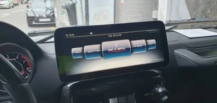 BENZ G63 - 벤츠 지바겐 브라부스룩 순정 모니터 12인치 와이드 모니터교체와 안드로이드 셋탑 M2C-200A PLUS 시공! / 잠실, 삼전, 송파