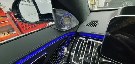 송파 BENZ S580 MAYBACH - 벤츠 S클래스 마이바흐 앰비언트 필수 옵션! 4D 부메스터 시공은 와비즈! / 잠실, 삼전, 송파