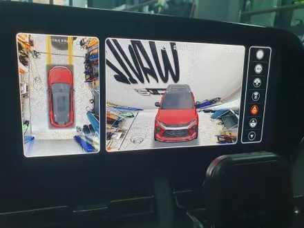 송파 CHEVROLET TRAX CROSSOVER - 트랙스 크로스오버의 고급옵션 3D 어라운드뷰 설치 그리고 전면유리 발수코팅, 범퍼 PPF 시공! / 잠실, 삼전, 송파