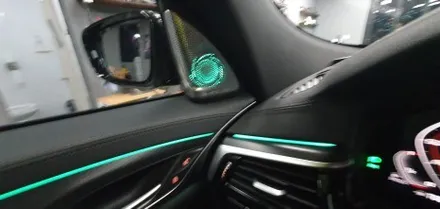 BMW 6GT - 와비즈를 자주 찾아주시는 6GT 고객님의 회오리 앰비언트와 스피커, 크리스탈 패키지 공임작업! / 잠실, 삼전, 송파