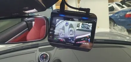 잠실 PROSCHE 718 BOXSTER GTS - 포르쉐 박스터에 거치대 사용하지 않고 2채널 블랙박스(아이나비 QXD1 PLUS) 출장 시공하기! / 잠실, 삼전, 송파