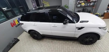RANGE ROVER SPORT GLOSS WHITE DUOTONE WRAP / 잠실, 삼전, 송파