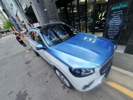 BENZ GLS 600 MAYBACH Silver Lake Blue WRAP / 잠실, 삼전, 송파