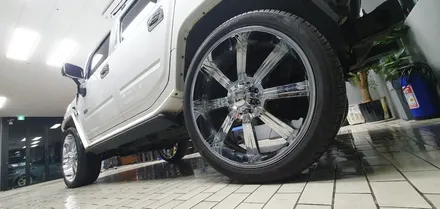 GMC HUMMER H2 - 크롬포인트랩핑, 파인뷰 LXQ500POWER / 잠실, 삼전, 송파