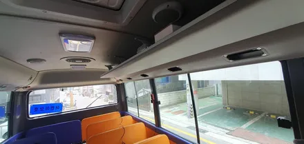 HYUNDAI NEW COUNTY - 유치원버스 후방카메라 긴급시공! / 잠실, 삼전, 송파
