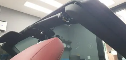 송파 PORSCHE 718 BOXSTER GTS - 포르쉐 718 박스터에 2채널 블랙박스 LXQ600POWER 시공과 소프트탑 코팅! / 잠실, 삼전, 송파