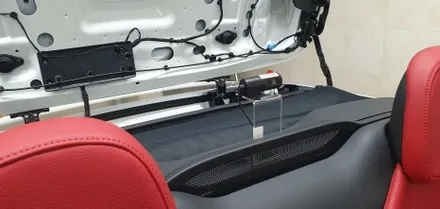 잠실 BENZ CLE 200 Cabriolet - 벤츠 CLE200 카브리올레 순정 블랙박스 후방카메라 장착하기! / 잠실, 삼전, 송파
