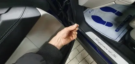 송파 PORSCHE TAYCAN - 포르쉐 타이칸 블랙박스 4채널에서 사고로 4채널로 교체해 주었습니다. / 잠실, 삼전, 송파