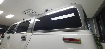 GMC HUMMER H2 - 크롬포인트랩핑, 파인뷰 LXQ500POWER / 잠실, 삼전, 송파