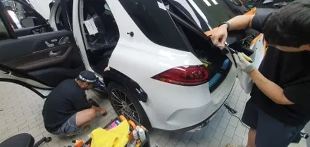 BENZ GLE450 Glitter Black Blue WRAP / 잠실, 삼전, 송파