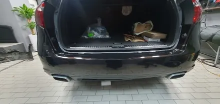 Porsche Cayenne - 랩핑한 카에엔 뒷범퍼 사고 보험건랩핑! / 잠실, 삼전, 송파