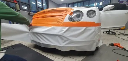 BENTLEY Continental GT Speed - PEARL WHITE wrapping / 잠실, 삼전, 송파