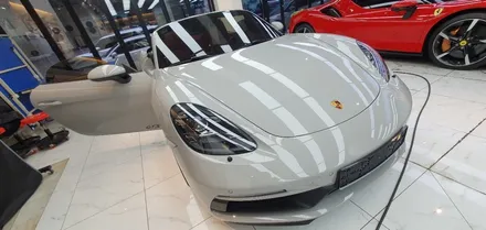 PORSCHE 718 BOXSTER GTS 4.0 - 포르쉐 박스터 GTS 4.0 모델에 아이나비 QXD1 & 하이패스 출장 공임시공을 하였습니다. / 잠실, 삼전, 송파