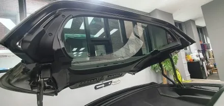 PORSCHE 911 targa 4S - 포르쉐 911타르가4S QXD1 시공은 이렇게 하세요! 후면유리에 블랙박스 후방카메라 시공! / 잠실, 삼전, 송파