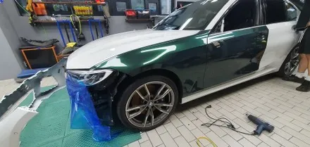 BMW 340D VINYL FORG GOTLAND GREEN / 잠실, 삼전, 송파