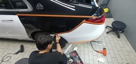 BENZ S680 MAYBACH Crystal white DUOTONE WRAP / 잠실, 삼전, 송파
