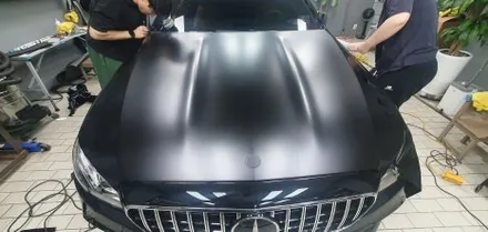 BENZ E Coupe SATIN BLACK WRAP / 잠실, 삼전, 송파