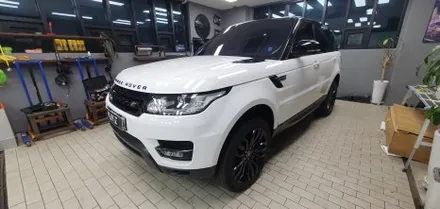 RANGE ROVER SPORT GLOSS WHITE DUOTONE WRAP / 잠실, 삼전, 송파