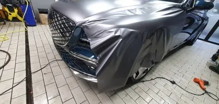 HYUNDAI GENESIS ELECTRIFIED G80 SATIN DARK GRAY WRAP / 잠실, 삼전, 송파