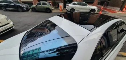 BENZ S500 VINYL FROG Glossy Crystal White WRAP / 잠실, 삼전, 송파