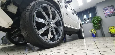 GMC HUMMER H2 - 크롬포인트랩핑, 파인뷰 LXQ500POWER / 잠실, 삼전, 송파