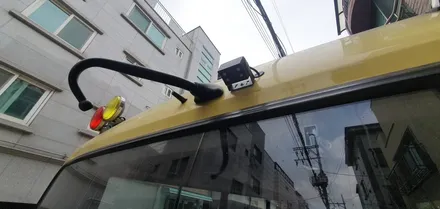 HYUNDAI NEW COUNTY - 유치원버스 후방카메라 긴급시공! / 잠실, 삼전, 송파
