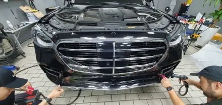 BENZ S500(W213) FRONT BUMPER PPF / 잠실, 삼전, 송파