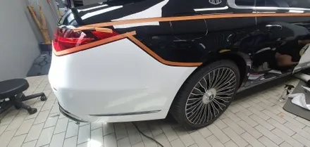 BENZ S680 MAYBACH Crystal white DUOTONE WRAP / 잠실, 삼전, 송파