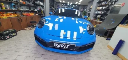 PORSCHE 911 Gloss Intense Blue WRAP / 잠실, 삼전, 송파