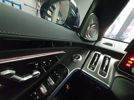 송파 BENZ S450D W223 - 벤츠 S클래스 4D부메스터 스타일 앰비언트 전동트위터 설치! / 잠실, 삼전, 송파