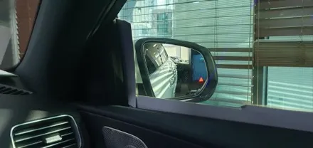 BENZ GLE 450D FE - 운행중 사각지대를 보여줄 광각미러 시공완료 / 잠실, 삼전, 송파