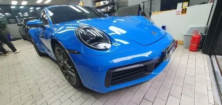 PORSCHE 911 Gloss Intense Blue WRAP / 잠실, 삼전, 송파