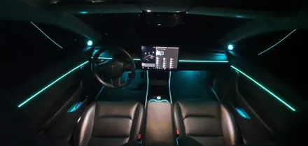 송파 TESLA MODEL 3 - 모델3 오버젠 테슬라 앰비언트 시스템 시공과 크롬딜리트까지 완료! / 잠실, 삼전, 송파
