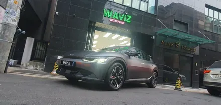 KIA EV6 Satin Dark Gray Duotone WRAP / 잠실, 삼전, 송파