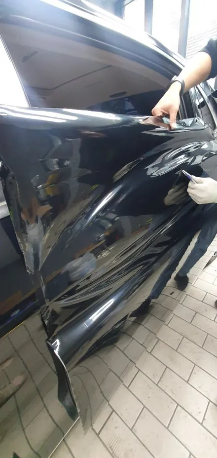 BENZ S680 MAYBCH VINYL FROG SUPER GLOSS BLACK WRAP / 잠실, 삼전, 송파