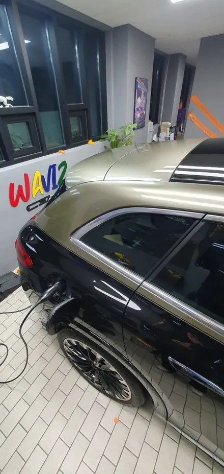 BENZ EQS SUV Glitter champagne duo tone WRAP / 잠실, 삼전, 송파