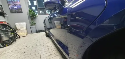 송파 PORSCHE TAYCAN - 포르쉐 타이칸 블랙박스 4채널에서 사고로 4채널로 교체해 주었습니다. / 잠실, 삼전, 송파