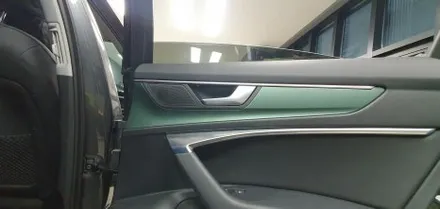 AUDI A6 MATTE PINE GREEN METALLIC WRAP / 잠실, 삼전, 송파