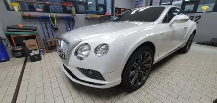 BENTLEY Continental GT Speed - PEARL WHITE wrapping / 잠실, 삼전, 송파