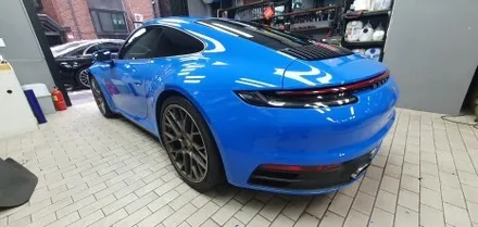 PORSCHE 911 Gloss Intense Blue WRAP / 잠실, 삼전, 송파