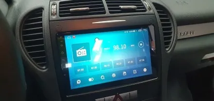 송파 BENZ SLK R171 - 벤츠 SLK에 안드로이드 올인원 마이비 알파와 후방센서 & 2채널 블랙박스를 장착 완료! / 잠실, 삼전, 송파